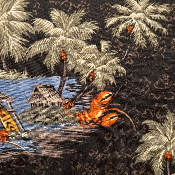 Beach Design Button Down Shirt - Picture 5 of 13